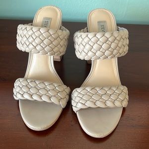 Steve Madden braided strap heels